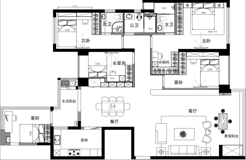 实景案列 | 一款全屋适用的瓷砖，治好了我的装修选择困难症。(图2)